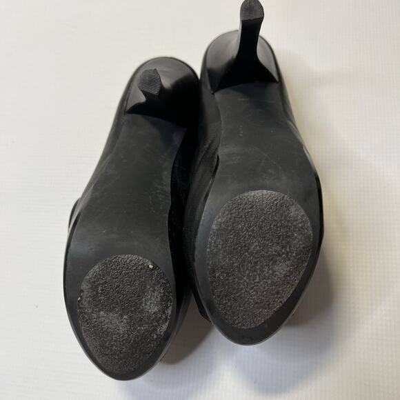 Michael michael Kors Peep Toe Hidden Platform Leather Stiletto Pumps Heels 6.5 - Picture 9 of 9